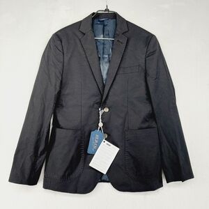 New AT.P.Co Men's Black Cotton Blazer P2297